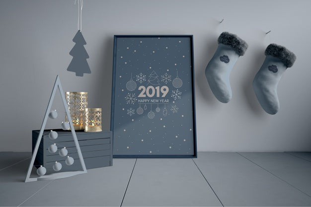 Scandinavian Christmas Decorations Psd