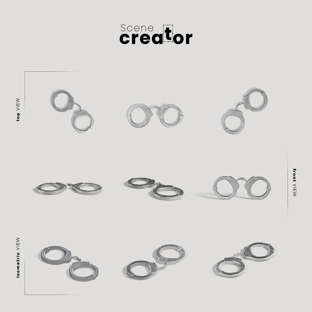 Scene Creator Carnival Handcuffs Psd