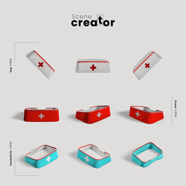 Scene Creator Carnival Medical Box Psd
