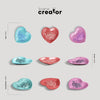 Scene Creator With Hearts For Valentines Day Psd