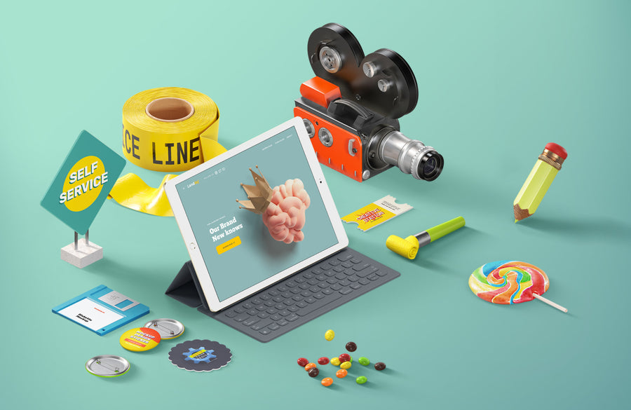 Creative Hero Mockups and Header Image Mockup