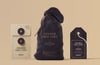 Box, Tag and Bag Mockups Set in Black Colors