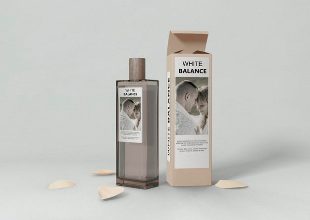 Scent Perfume Bottles On Table Psd