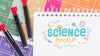 Science Elements Arrangement With Notepad Mock-Up Psd