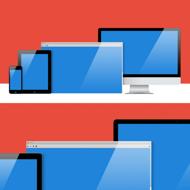 Screens Mock Up Design Psd