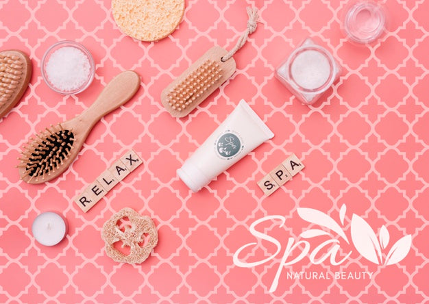 Scrubbing Pack At Spa Salon Mock-Up Psd