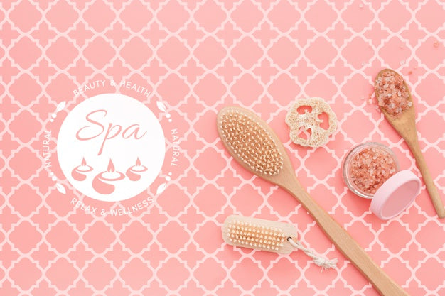 Scrubbing Treatment At Spa Mock-Up Psd