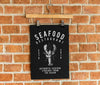 Seafood Restaurant Menu Poster Mockup Psd