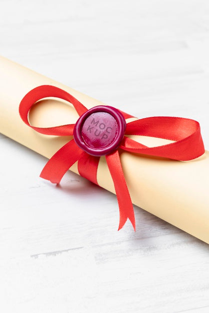 Seal Stamp Mock-Up Arrangement Psd