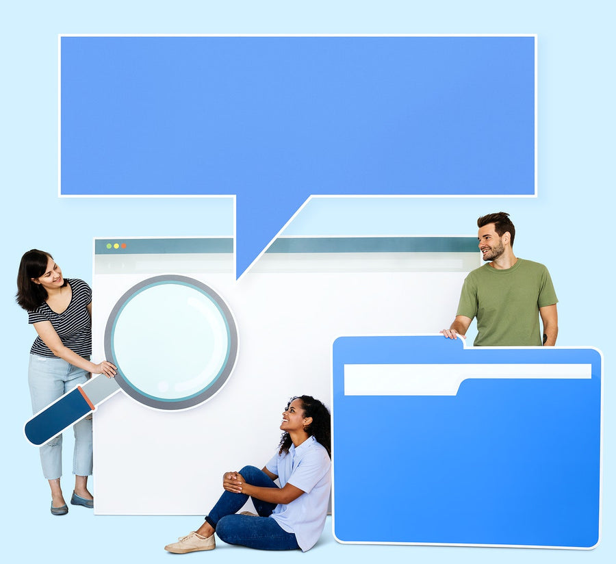 Search Engine And File Browsing Concept