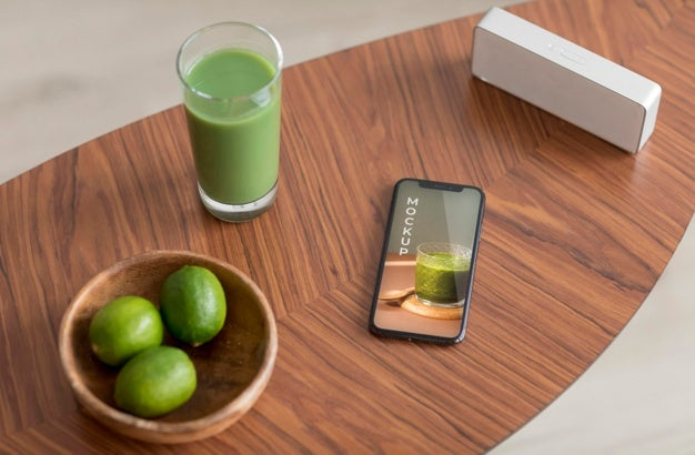 Selfcare At Home With Device Mockup Psd