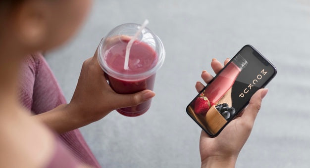 Selfcare At Home With Device Mockup Psd