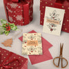 Set Of Christmas Card And Gifts Mock-Up Psd