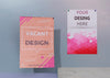 Set Of Flyer And Poster Business Corporate Identity Mock-Up Psd