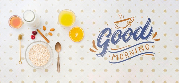 Set Of Healthy Granola Ingredients Psd