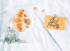 Set Of Morning Croissant With Morning Card Psd
