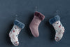 Set Of Socks Collection On Wall Mock-Up Psd