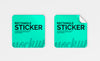 Set Of Stickers Mockup Psd