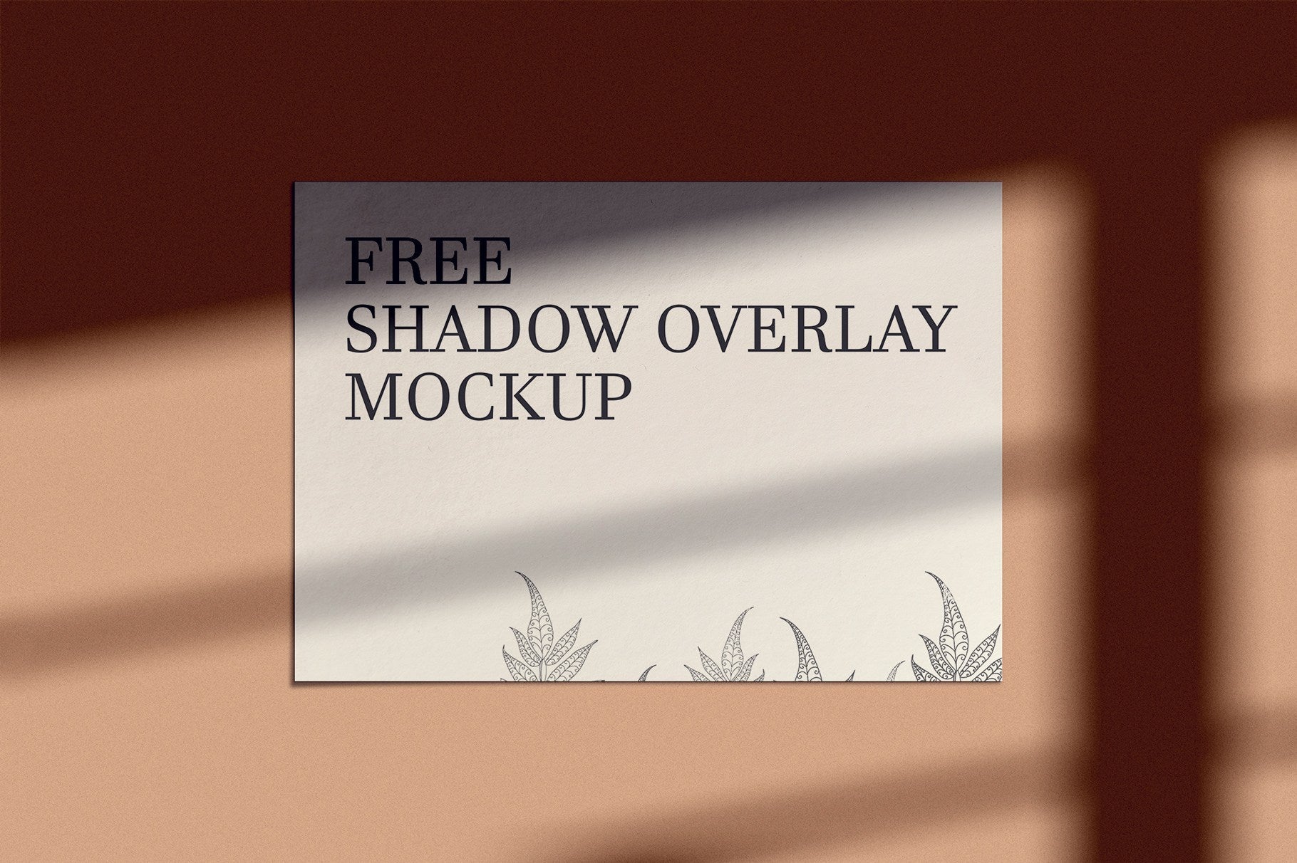 Shadow Overlay PSD Mockup