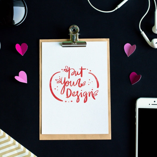 Sheet Of Paper Template Design Psd