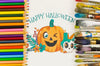 Sheet With Happy Halloween Concept Psd