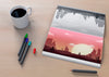 Sheet With Nature Draw And Coffee Beside Psd