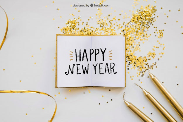 Shiny Book Mockup With Christmas Design Psd