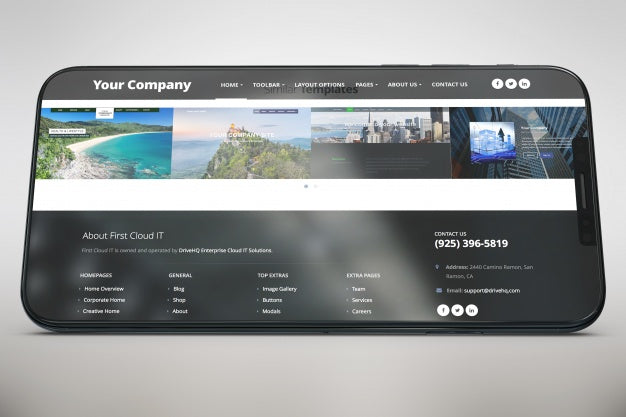 Shiny Smartphone Mock Up Psd