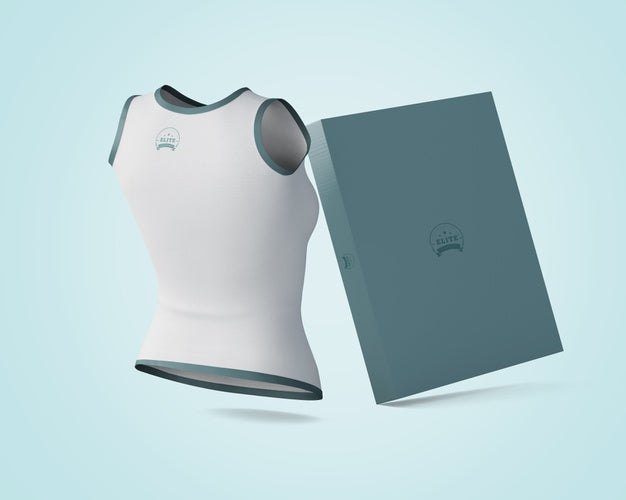 Shirt And Box Mockup Psd