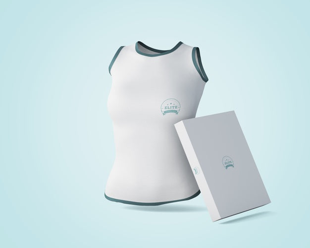 Shirt And Box Mockup Psd