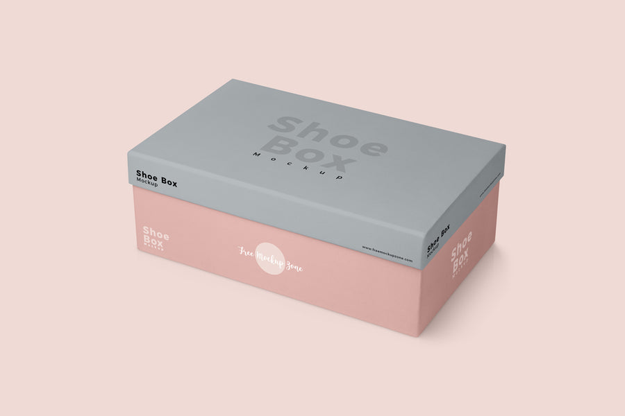 Shoe Box Mockup Psd 2018