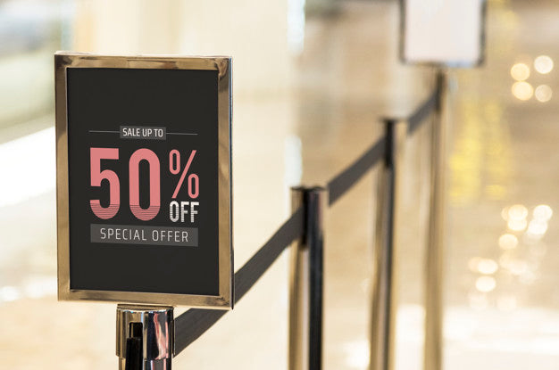 Shop Discount Signage Psd
