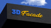 Shop Facade 3D Logo Mockup Psd
