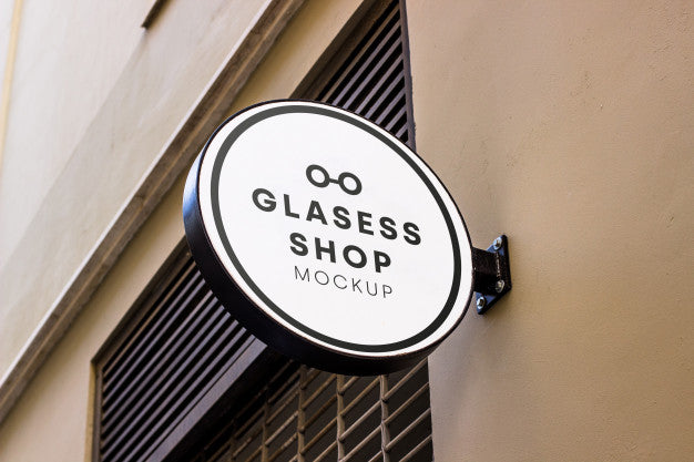 Shop Signboard Mockup Psd