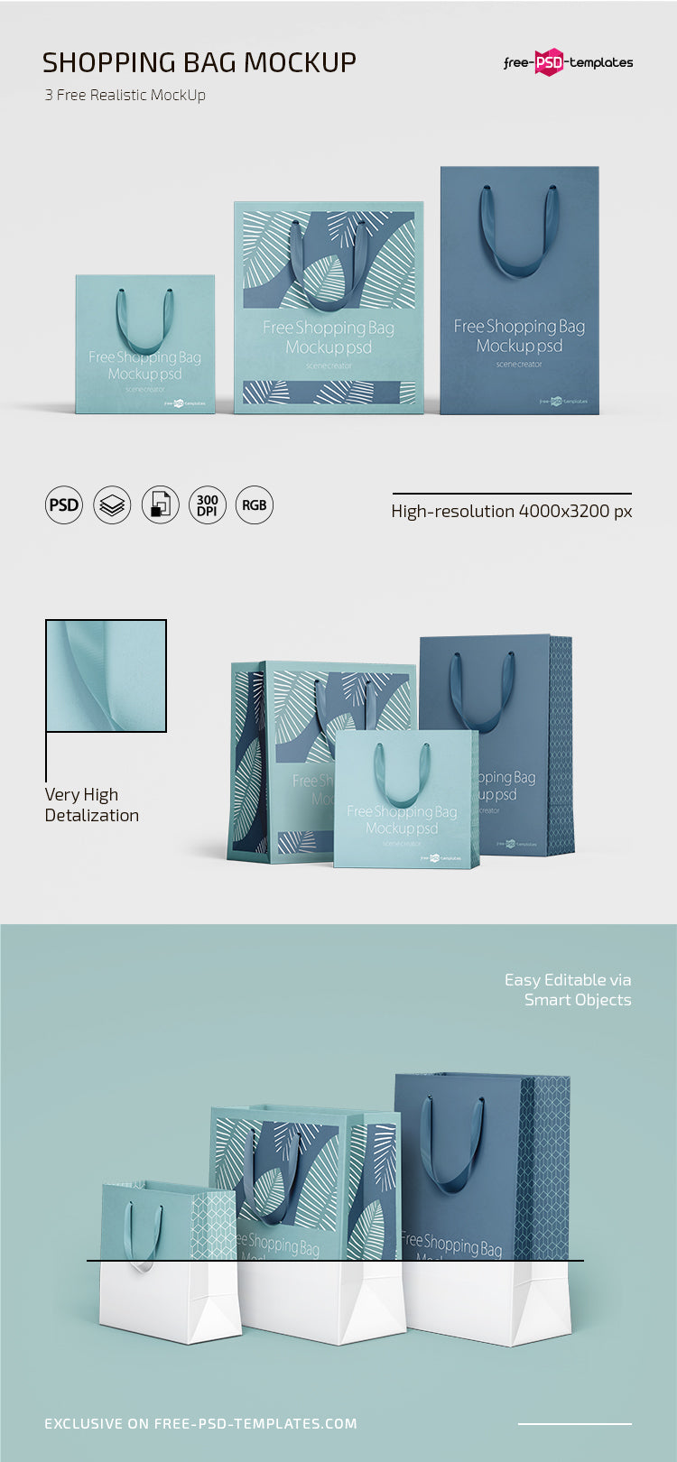 Shopping Bag Mockup Psd