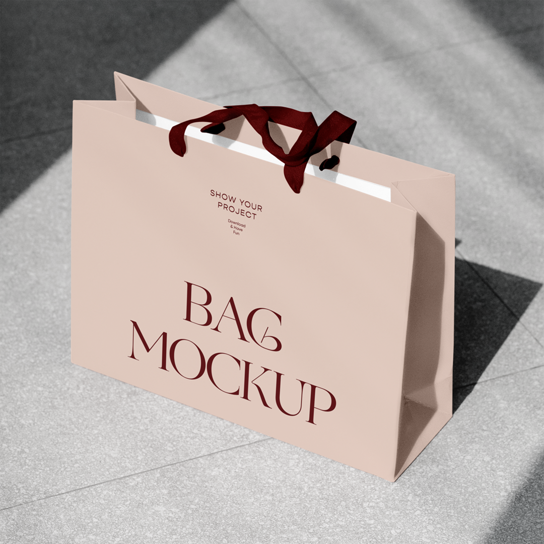 Free Bakery Bag Mockup PSD Template – Free PSD Templates