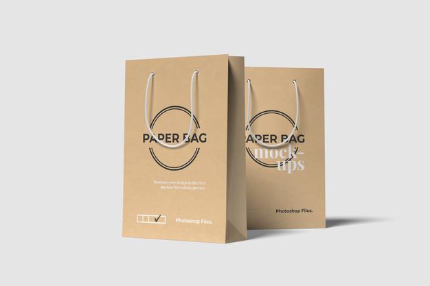 Shopping Bags Psd Mockup Psd