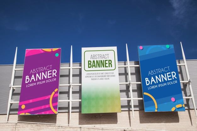 Shopping Center Billboard Mockup Psd