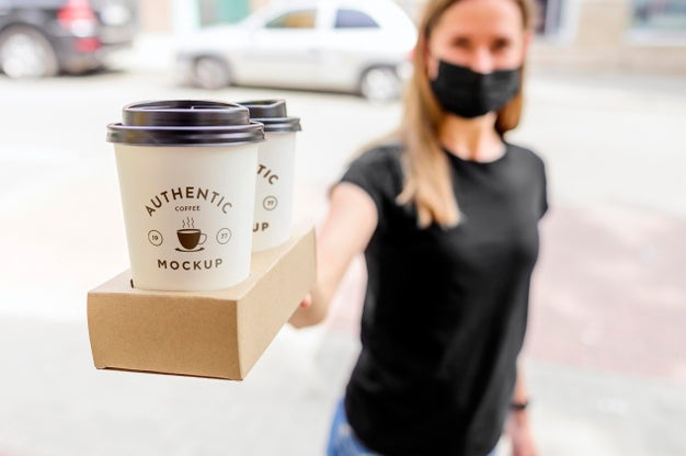 Shopping Online Concept Mock-Up Psd