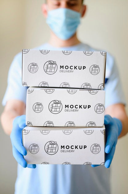 Shopping Online Concept Mock-Up Psd