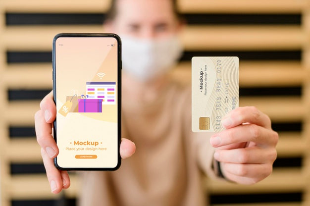 Shopping Online Concept Mock-Up Psd