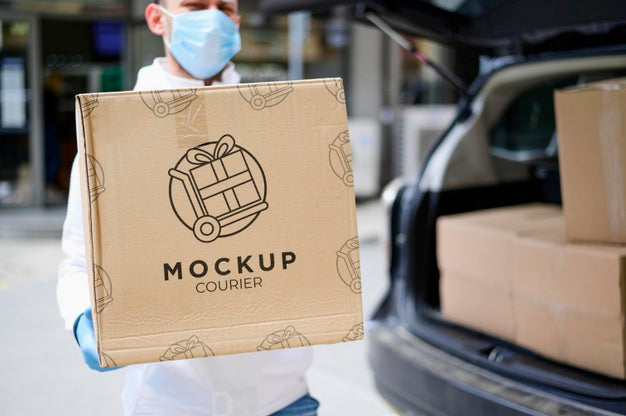 Shopping Online Concept Mock-Up Psd