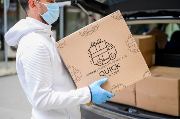 Shopping Online Concept Mock-Up Psd