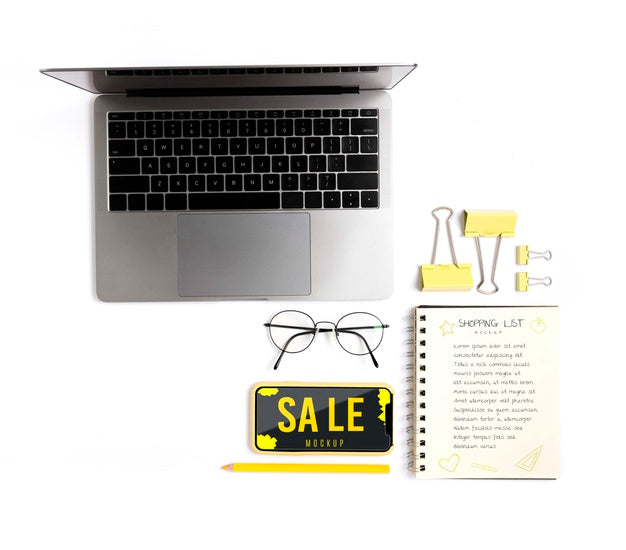 Shopping Online Session On Laptop Psd