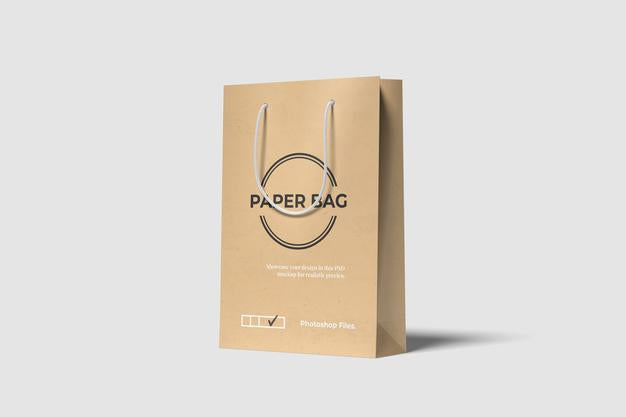 Shopping Paper Bag Mockup Psd