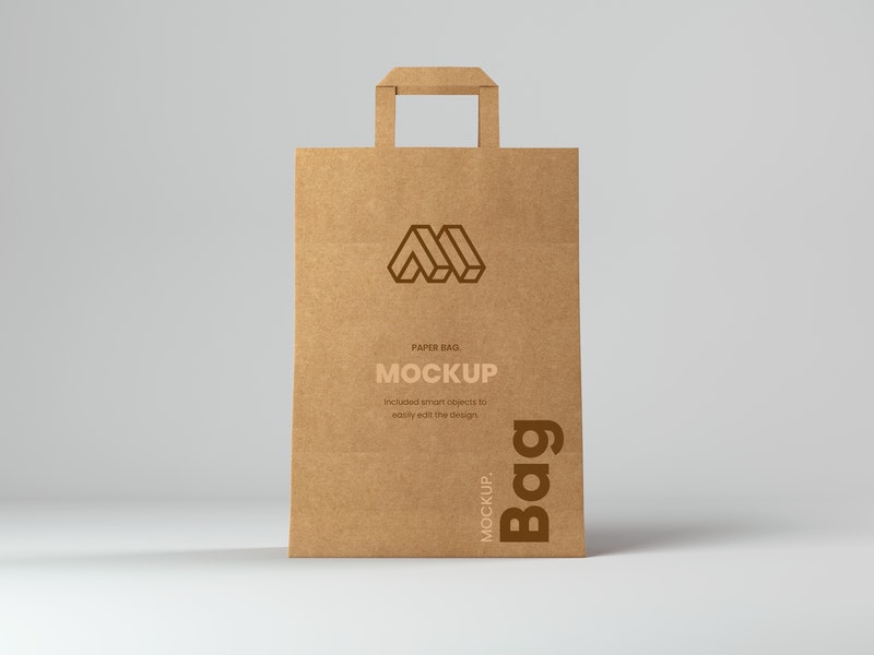 Shopping Paper Bag Mockup