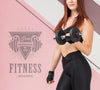 Side View Of Athletic Woman Holding Weights Psd