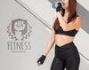 Side View Of Fitness Woman Drinking Water For Bottle Psd