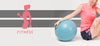 Side View Of Woman With Exercise Ball Psd
