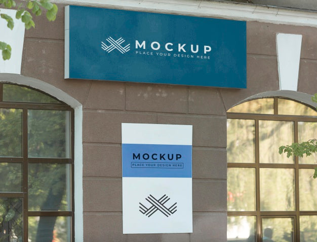 Sign Mock-Up For Street Business Psd
